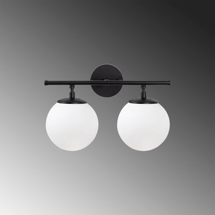 Opviq Lámpara de pared Roe - 10745 Negro y crema Opviq Lámpara de pared Roe - 10745 Negro y crema